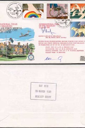 RFDC2 International Year of the Disabled Signed by Navigator and D. Strachan