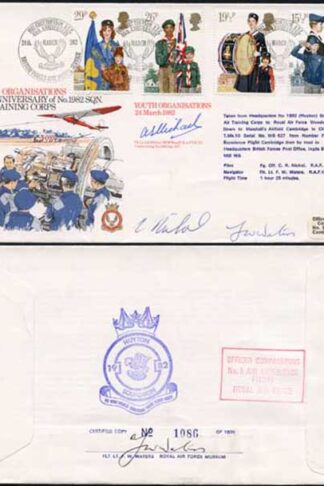 RFDC10 Youth Organisations Signed by Chipmunk Crew Members Fly Lt Michael (B)