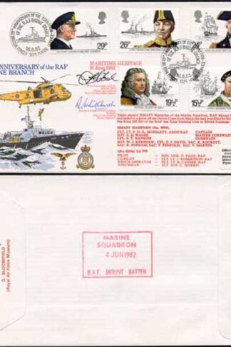 RFDC12 Maritime Heritage Signed by A.R. Whitchurch and J.S. Fosh (B)