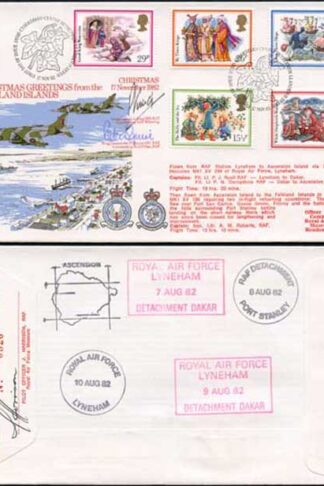 RFDC16 Christmas 17 November 1982 Signed by P.T Squire and A. King (B)