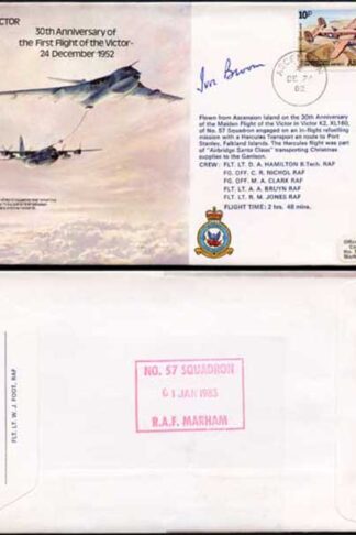 B43c 30th Anniv of the 1st Flight of the Victor Signed by AM Sir Ivor Broom (F)