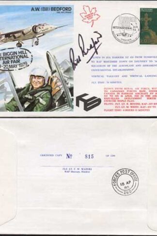 TP6e A.W. (Bill) Bedford OBE.AFC.FRAeS Signed by Himself (C)
