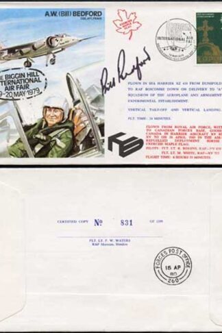 TP6e A.W. (Bill) Bedford OBE.AFC.FRAeS Signed by Himself (D)
