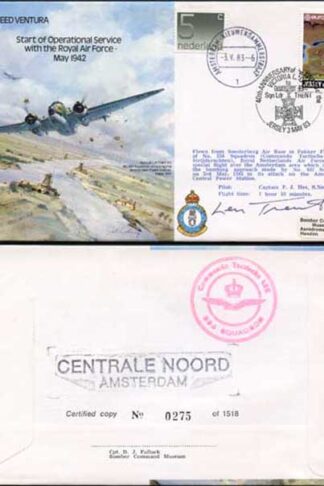 B36c Start of Operational Service With the RAF Signed by Len Trent