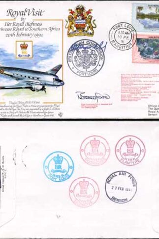 RV17d Princess Royal - Southern Africa Signed British High Commission Port Louis