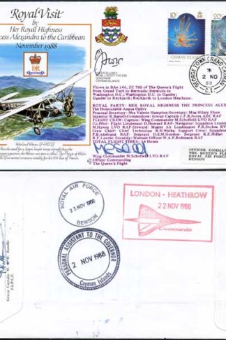 RV8e Princess Alexandra to the Caribbean Signed by Alan J Scott (A)