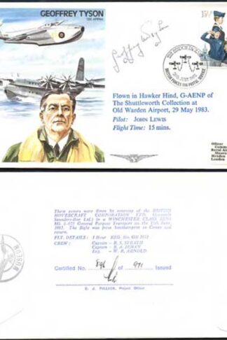 TP23c Geoffrey Tyson Signed by Himself