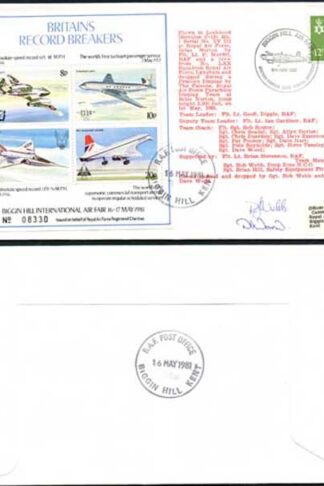 C86b Britains Record Breakers Signed by Sgt Webb and Sgt Wood