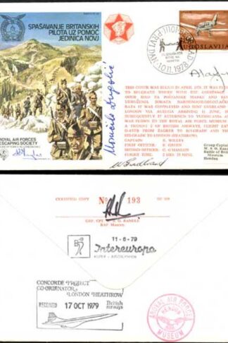 ES24c Escape from Yugoslavia Signed by 4 Escapers (A)