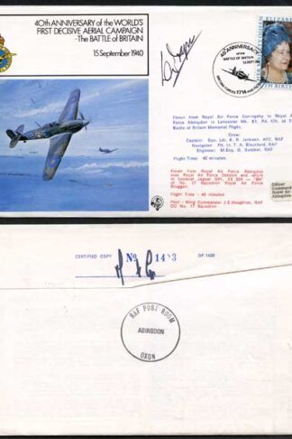 FF20c 40th Ann of the Worlds 1st Decisive Aerial Campaign Signed by D. Fopp (B)