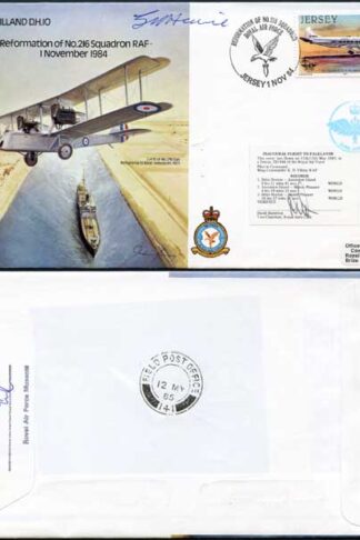 B11c Reformation of No.216 Squadron Signed by Capt Howie (C)