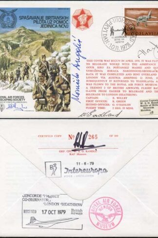 ES24cA Escape from Yugoslavia Signed by 4 Escapers (E)