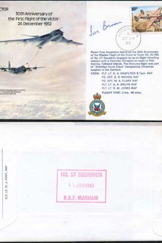 B43c 30th Anniv of the 1st Flight of the Victor Signed by AM Sir Ivor Broom (G)