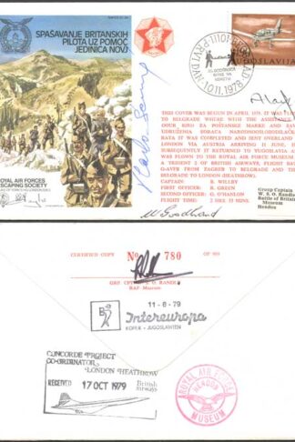 ES24cA Escape from Yugoslavia Signed by 4 Escapers