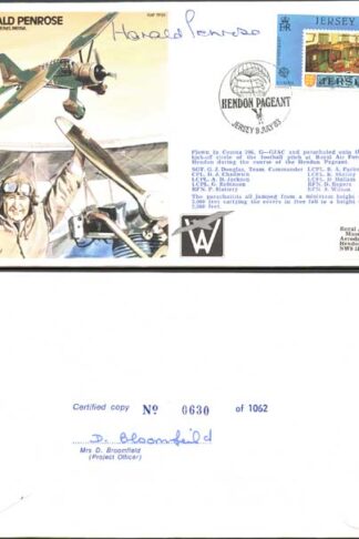 TP29c Harald Penrose OBE. Ceng. FRAeS. MRINA Signed by Harald Penrose (C)