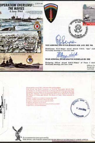 JS44/4Bc Operation Overload The Navies Signed by Berger and Brayne-Nicholls (A)