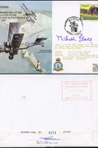 B20c 50th Ann Intro of Overstand to RAF Service Signed by Sir N. Beavis (B)