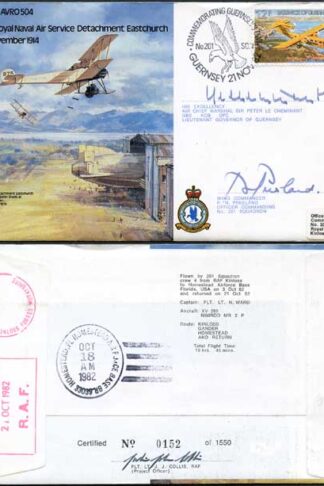 B2c No1 Royal Naval Air Service Detatchment Eastchurch Signed by 2