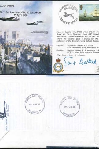 B27c 70th Ann of No.49 Sqn Signed by Sir August Walker