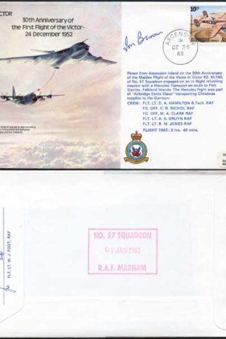 B43c 30th Anniv of the 1st Flight of the Victor Signed by AM Sir Ivor Broom (A)