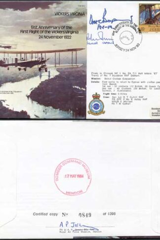 B41c 25th Ann of Operation Grapple Signed by Pilot and Penney Scientist