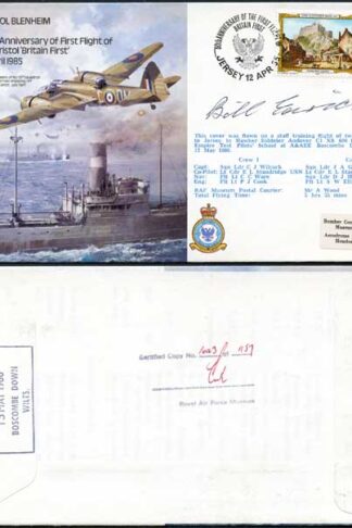 B23c 50th Ann 1st Flight of the Bristol Britain 1st Signed by B. Edrich (A)