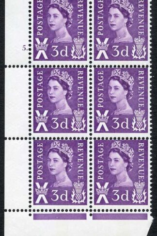 XS7b 3d Deep Lilac Scotland Cyl 5 Dot Violet Centre Band Spot after E REVENUE