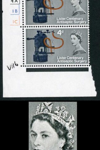 Spec W63d 1965 4d Lister (Ordinary) with Retouched Face Cyl Pair U/M