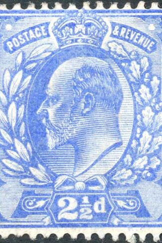 Spec M16(2) KEVII 2 1/2d Ultramarine De La Rue M/M