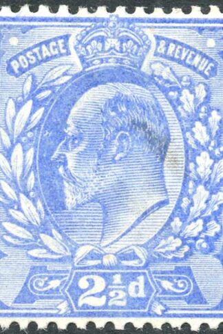 Spec M16(3) KEVII 2 1/2d Pale Ultramarine De La Rue M/M