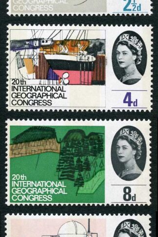 SG651p/4p 1964 Geographical Phosphor Set U/M
