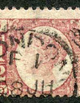 SG48 1/2d Bantam (QI) Plate 13 CDS used Cat 30 pounds
