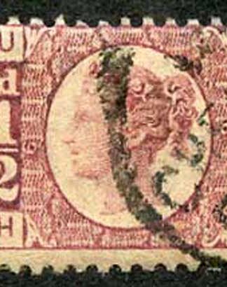 SG48 1/2d Bantam (HJ) Plate 6 Cancelled with CDS Cat 30 Pounds