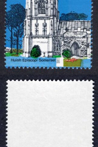SG908 9p 1972 Churches ERROR Embossing Shift (Small part at bottom of Stamp) U/M