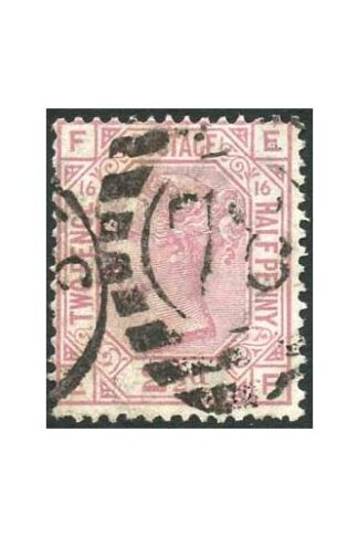 SG141 2 1/2d Rosy Mauve wmk Orb Plate 16 Cat 80 Pounds