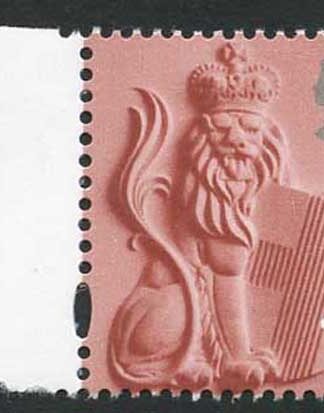 2001 England regional NVI 1st (without white borders) on dull original paper