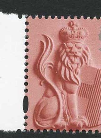 2001 England regional NVI 1st (without white borders) on dull original paper