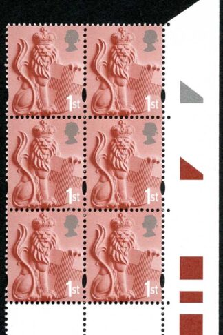 En2 Var 2001 England regional NVI 1st without white borders dull original paper