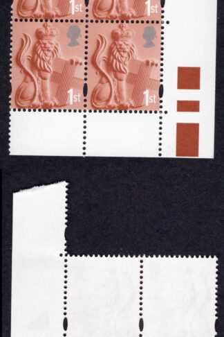 En2 Var 2001 England regional NVI 1st without white borders dull original paper