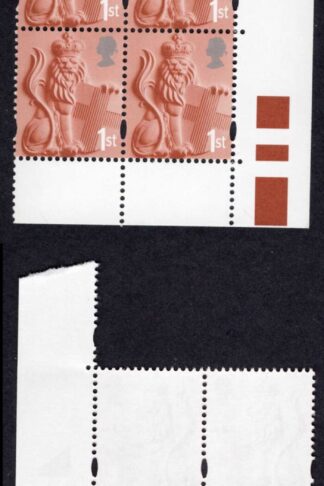 En2 Var 2001 England regional NVI 1st without white borders dull original paper