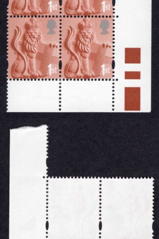 En2 Var 2001 England regional NVI 1st without white borders dull original paper