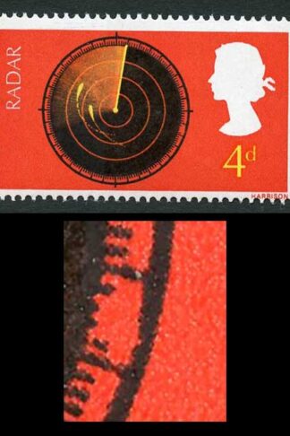 SG752a 1967 4d Discoverys with Broken Scale Variety U/M