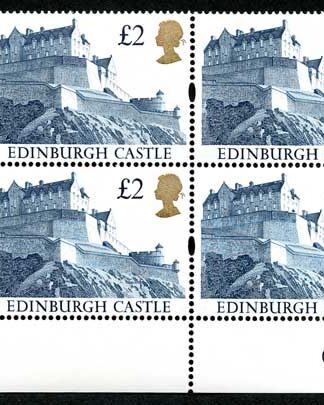 SG1412 1988 Two Pound Castle (Indigo) Plate 2I Normal Paper U/M