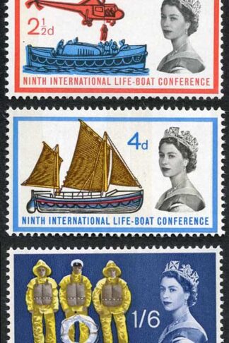 SG639p/41p 1963 Lifeboat Phosphor Set U/M
