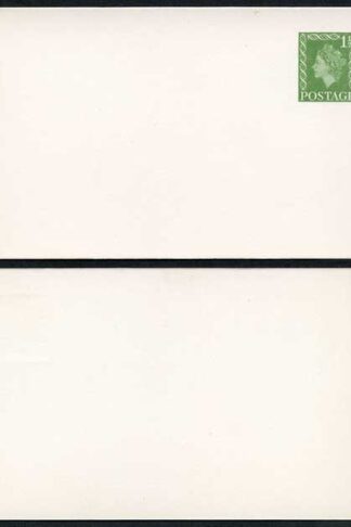 CS141 QEII 1 1/2d Green Stamped to Order Postcard Card Blank