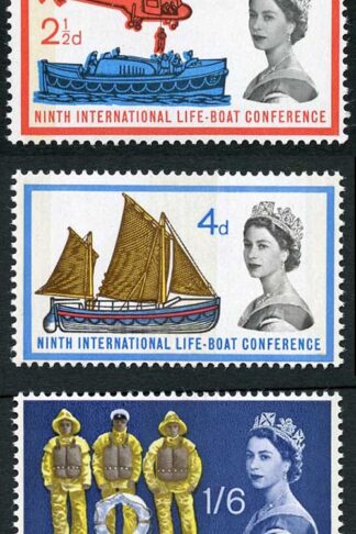 SG639p/41p 1963 Lifeboat Phosphor Set U/M