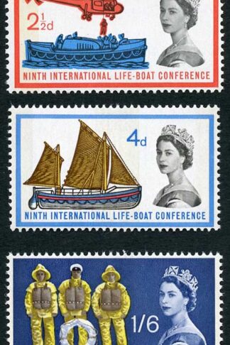 SG639p/41p 1963 Lifeboat Phosphor Set U/M