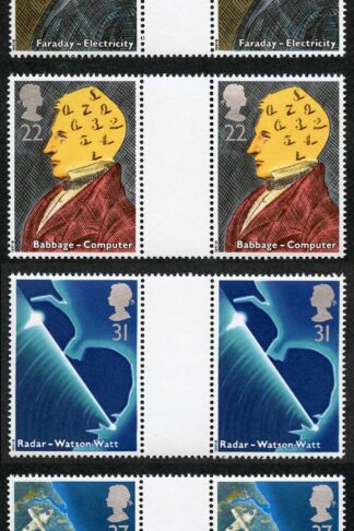 SG1546/9 1991 Science set in Gutter Pairs U/M