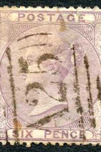 SG69 6d lilac used in Malta (fault at top)