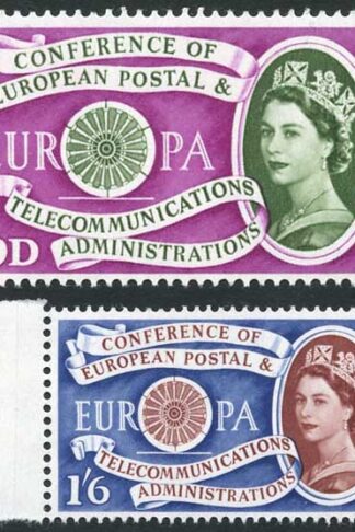 SG621/2 1960 Europa Set U/M